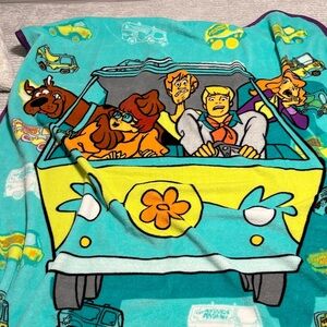 Northwest Scooby-Doo Teal and Purple Blanket